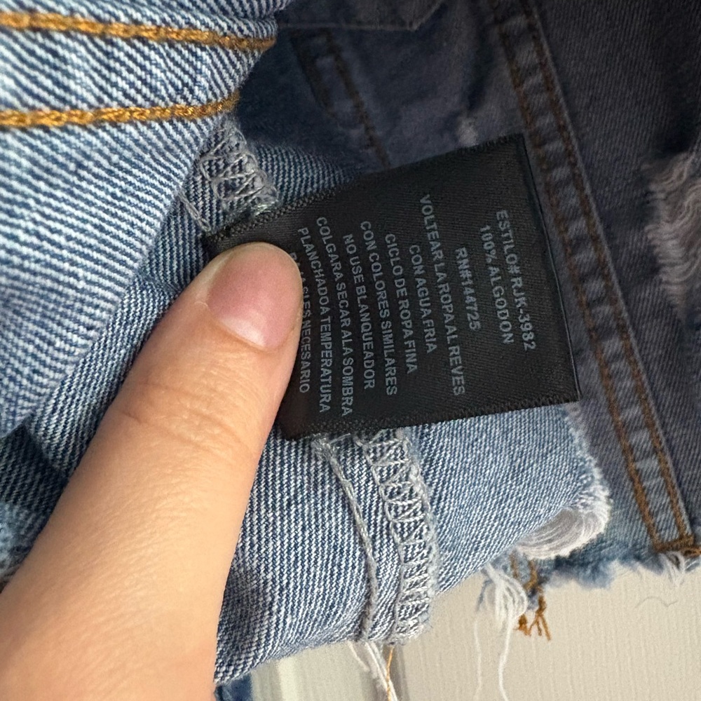 American Bazi Denim Jacket 100% cotton - Picture 10 of 10